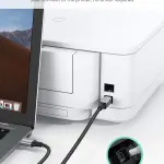 UGREEN USB 2.0 AM إلى BM كابل طابعة 2M