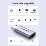 UGREEN USB External ستيريو Sound محول