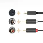 UGREEN 3.5mm Male to 2RCA Male Audio Cable 0.5m