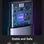 UGREEN USB-C إلى M.2 SATA & NVMe حاوية قرص صلب