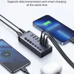 UGREEN USB-C إلى 7-منفذ USB-A 3.0 موزع DC 12V EU
