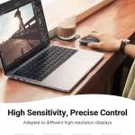 UGREEN محمول لاسلكي ماوس 2.4GHZ Ultra Slim (Light رمادي) (بطارية قلوية AA not مشمول)
