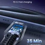 UGREEN Type C 2.0 ذكر إلى Type C 2.0 ذكر شحن&كابل بيانات(240W Max) 2M