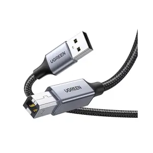 UGREEN USB 2.0 AM إلى BM كابل طابعة 5M