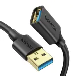 UGREEN USB-A ذكر إلى USB-A أنثى كابل تمديد 5m (أسود)
