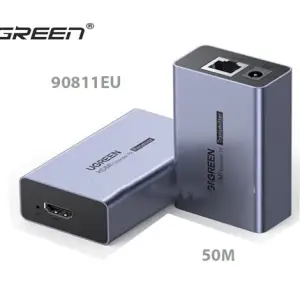 View UGREEN HDMI Extender 50m Over a… （Transmitter*1+Receiver*1)