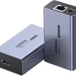 UGREEN HDMI Extender 50m Over a Single Cat5e/6 （Transmitter*1+Receiver*1)