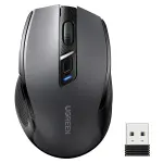 UGREEN Ergonomic Contoured-Shape Design Wireless Mouse Black