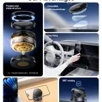 YESIDO C227 - Manual Rotating Vacuum Suction Cup Bracket