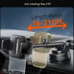 YESIDO C261 - Dashboard Spring Clip Phone Holder