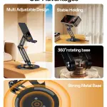 YESIDO C300 - Alloy rotating desktop stand