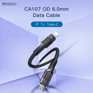 عرض YESIDO CA107 - 2.4A Data cable - IOS 1.2M