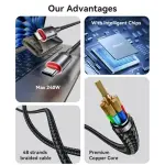 YESIDO CA182 - C-L 27W aluminum alloy data cable 1.2M