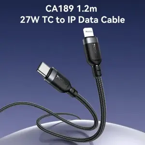 عرض YESIDO CA189 - C TO L/27W Data cable 1.2M