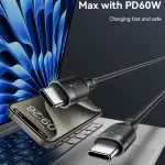 YESIDO CA192 - C TO C/60W Data cable 2M
