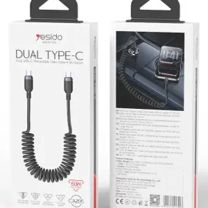 عرض YESIDO CA205 - C-C 60W Spring cable