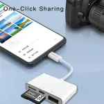 YESIDO GS12 - Dual lightning to TF SD USB