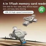 YESIDO GS23 - USB3.0 4IN1 Card reader