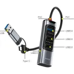 YESIDO HB19 - 4 in 2 USB Hub