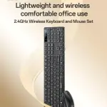 YESIDO KB42 English - Wireless Keyboard and Mouse Set
