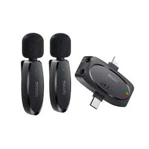 عرض YESIDO KR15 - 3 in 1 Design Double Wireless Microphones