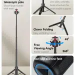 YESIDO SF26 - Ball head telescopic tripod