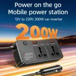 YESIDO VC07 - 200W Car Charger Inverter