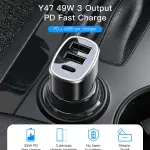 YESIDO Y47 - PD Car Charger 49W