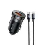 YESIDO Y72 - 30W A+C Fast Car Charger (C-C cable)