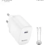 YESIDO YC107 - TC PD35W Home charger EU (C TO C cable)